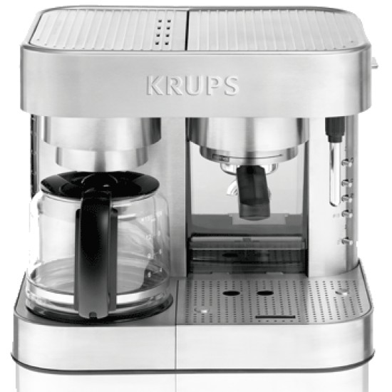KRUPS XP6040 state-of-the-art combination espresso and coffee machine