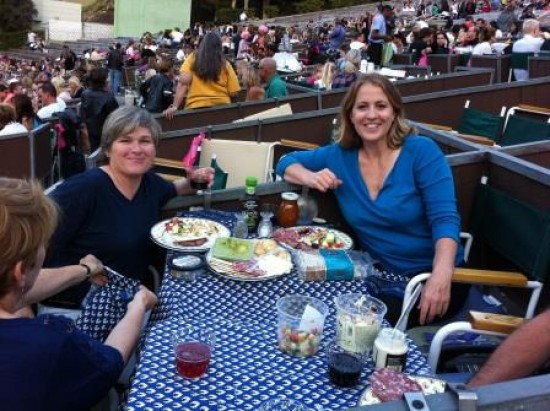 The see-and-be-seen box seats at the Hollywood Bowl offer a great vantage and cozy seating for movie sing-alongs