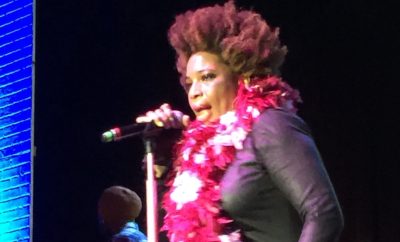 Macy Gray performing at An Evening With Women benefit for LAGLC.
