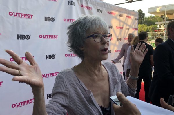 Actor Rita Moreno made a splash on the red carpet for the Terrence McNally doc, "Every Act of Life."