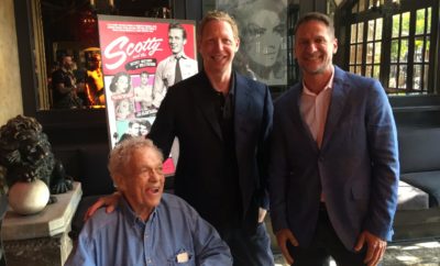 Scotty Bowers with director Matt Tyrnauer and West Hollywood Mayor John D'Amico.