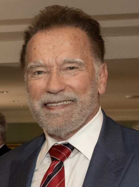 Arnold Schwarzenegger 2025 (DHS photo by Mikaela McGee)