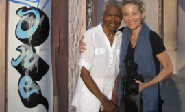 Jewel Thais-Williams and Director C. Fitz.