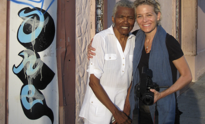 Jewel Thais-Williams and Director C. Fitz.